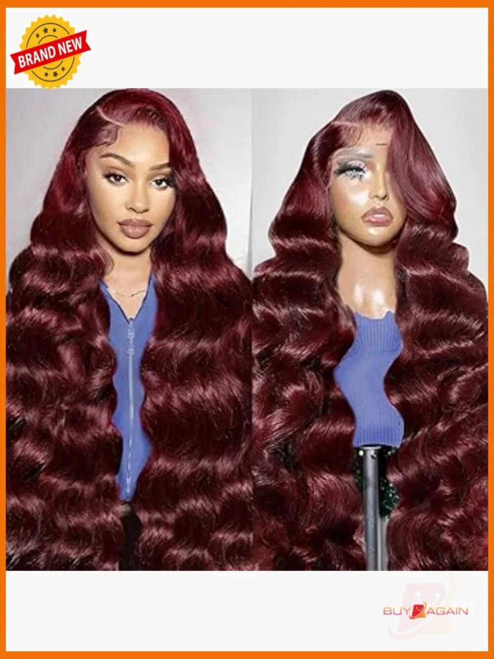 13x6 Lace Front Wig Human Hair 200% Density Body Wave Glueless